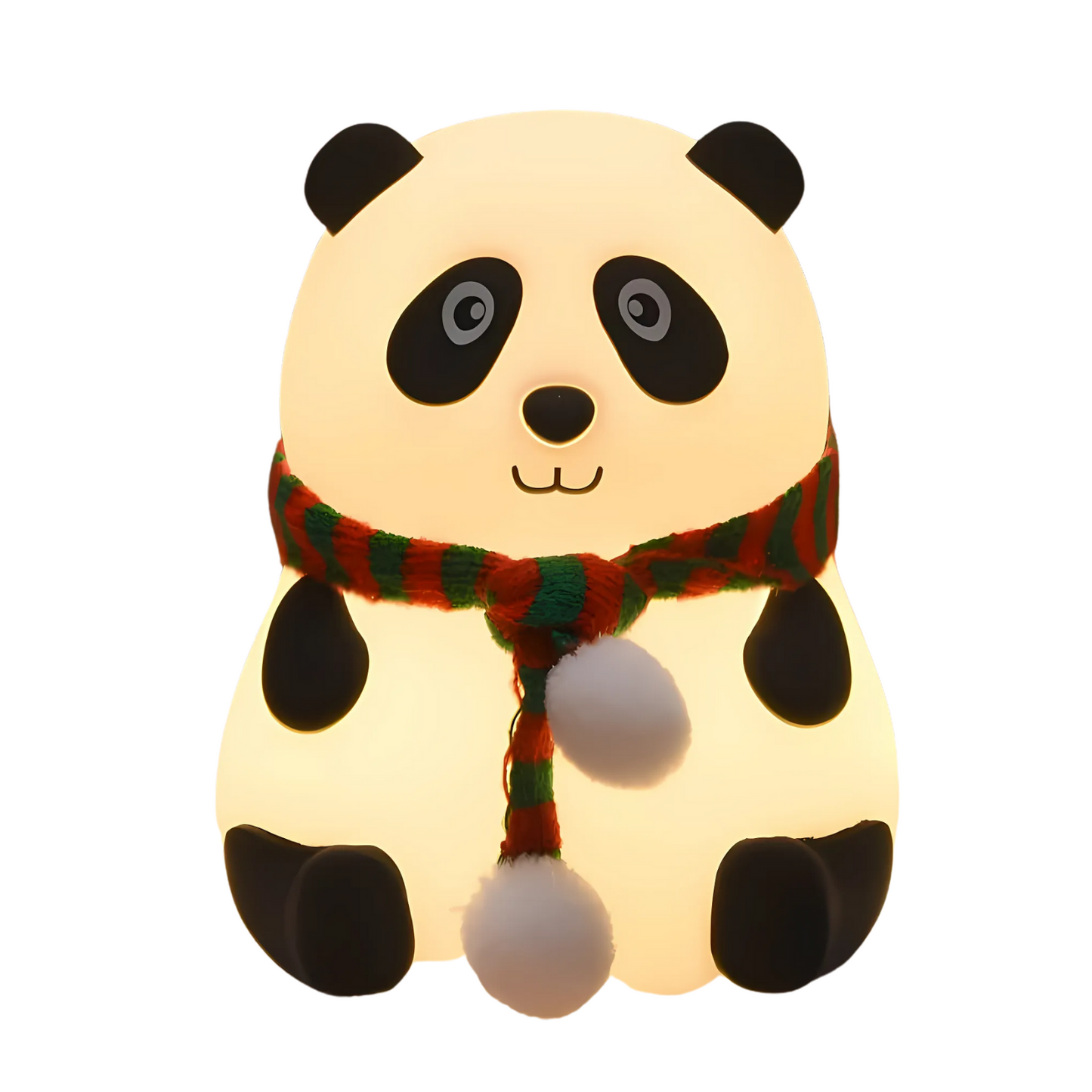 Panda Lamp - Cute Panda Silicone Night Lamp for Kids, Rechargeable Night Light for Bedroom, Animal Lamp for Kids Room, Soft Silicone Cute Lamps, Panda Gifts for Girls and Boys