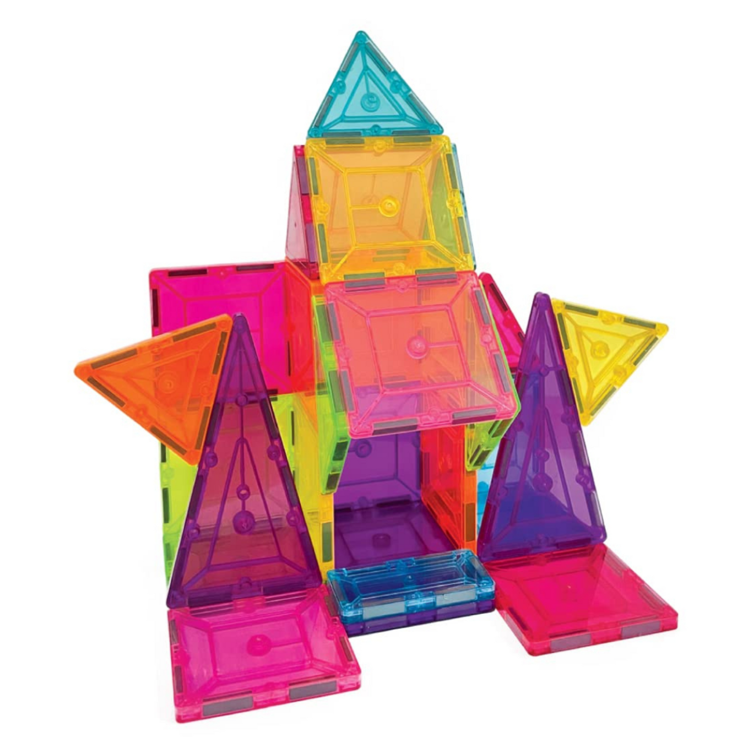 Magnetic Blocks STEM Toy for Kids | Colorful 3D Building Tiles for Creativity, Problem-Solving & Motor Skills | Fun Learning Construction Set for Boys & Girls Ages 3+