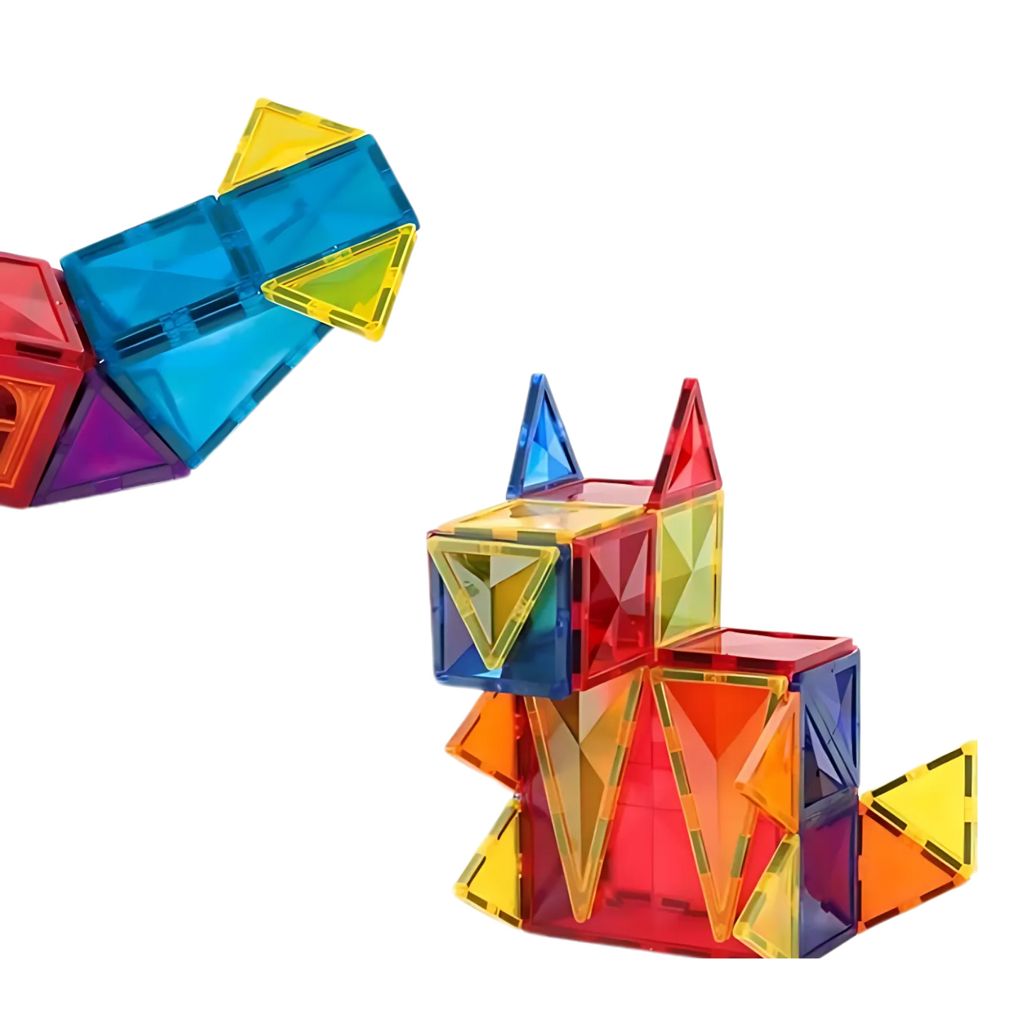 Magnetic Blocks STEM Toy for Kids | Colorful 3D Building Tiles for Creativity, Problem-Solving & Motor Skills | Fun Learning Construction Set for Boys & Girls Ages 3+