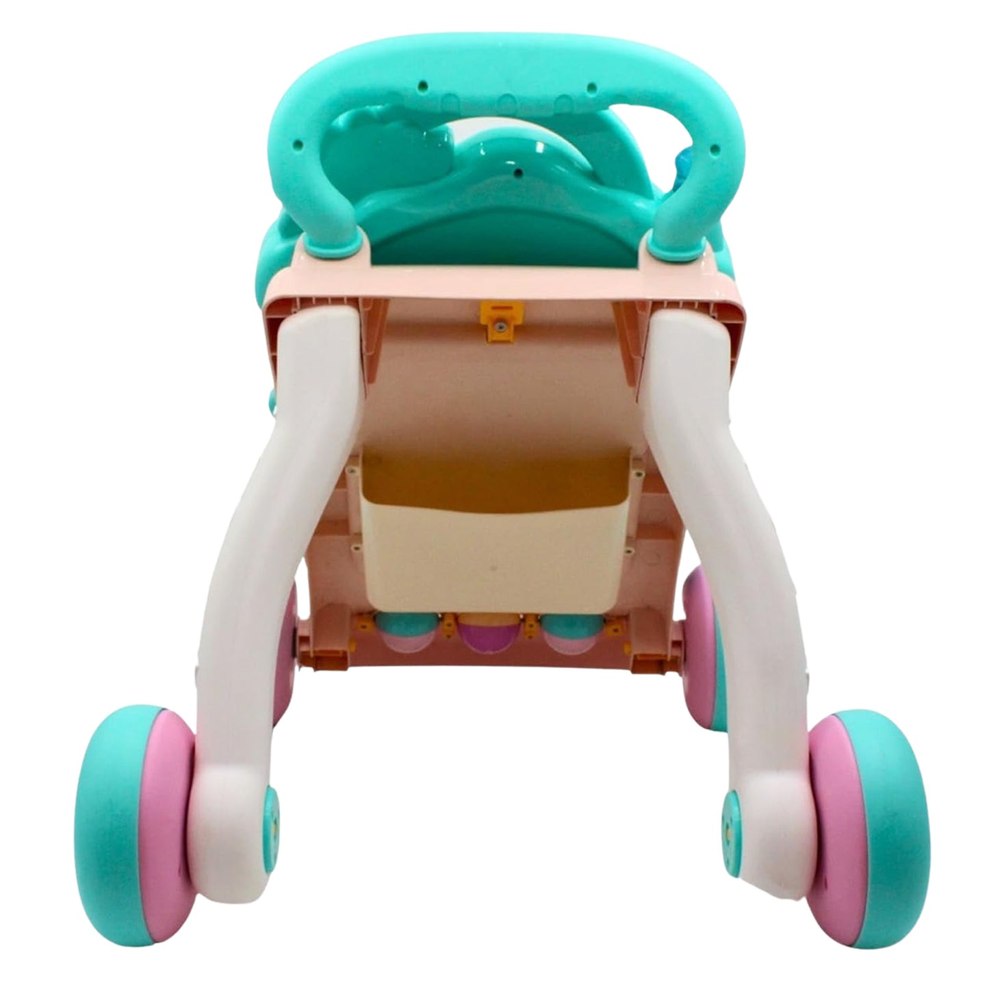 Sakuya Interactive 2-in-1 Baby Walker & Musical Activity Center | STEM Learning Toy with Detachable Piano, Lights & Gears | Early Development Push Walker for Toddlers