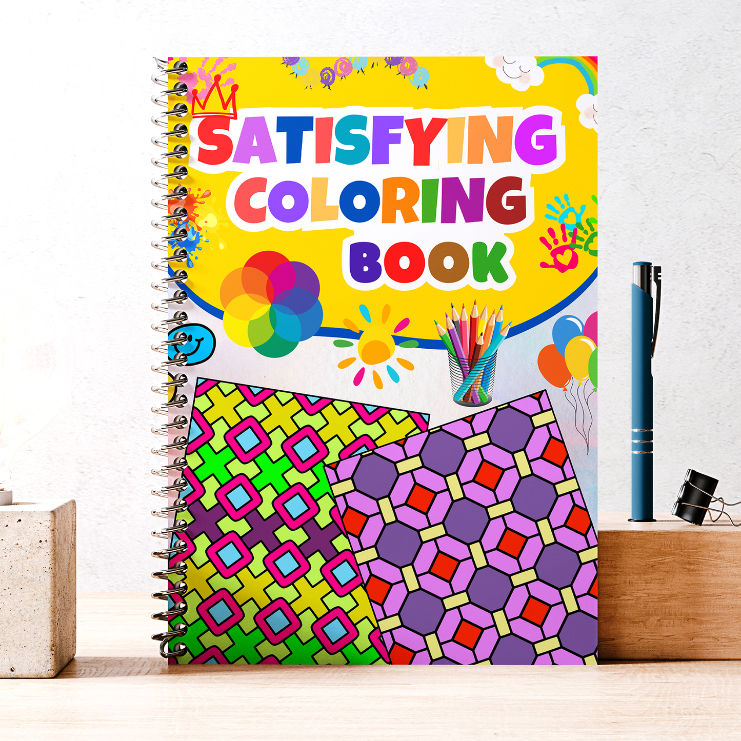 Satisfying Mandala Coloring Book for Kids – Unwind, Relieve Stress & Immerse Yourself in The Beauty of Art with Mesmerizing Patterns That Bring Joy and Relaxation to Your Mind