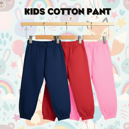 Sakuya Breathable Cotton Set of 3 Pant Set for Nightwear Sleepwear Casual Travel for Unisex Kids Boys Girls