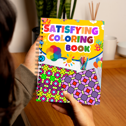 Satisfying Mandala Coloring Book for Kids – Unwind, Relieve Stress & Immerse Yourself in The Beauty of Art with Mesmerizing Patterns That Bring Joy and Relaxation to Your Mind