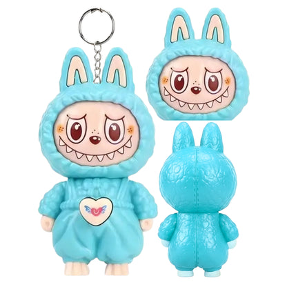 Sakuya Labubu Keychain Cute Cartoon Figure | Mini Collectible Pendant for Bags, Keys & Backpacks | Durable PVC Material | Fun Gift for Anime Lovers & Collectors