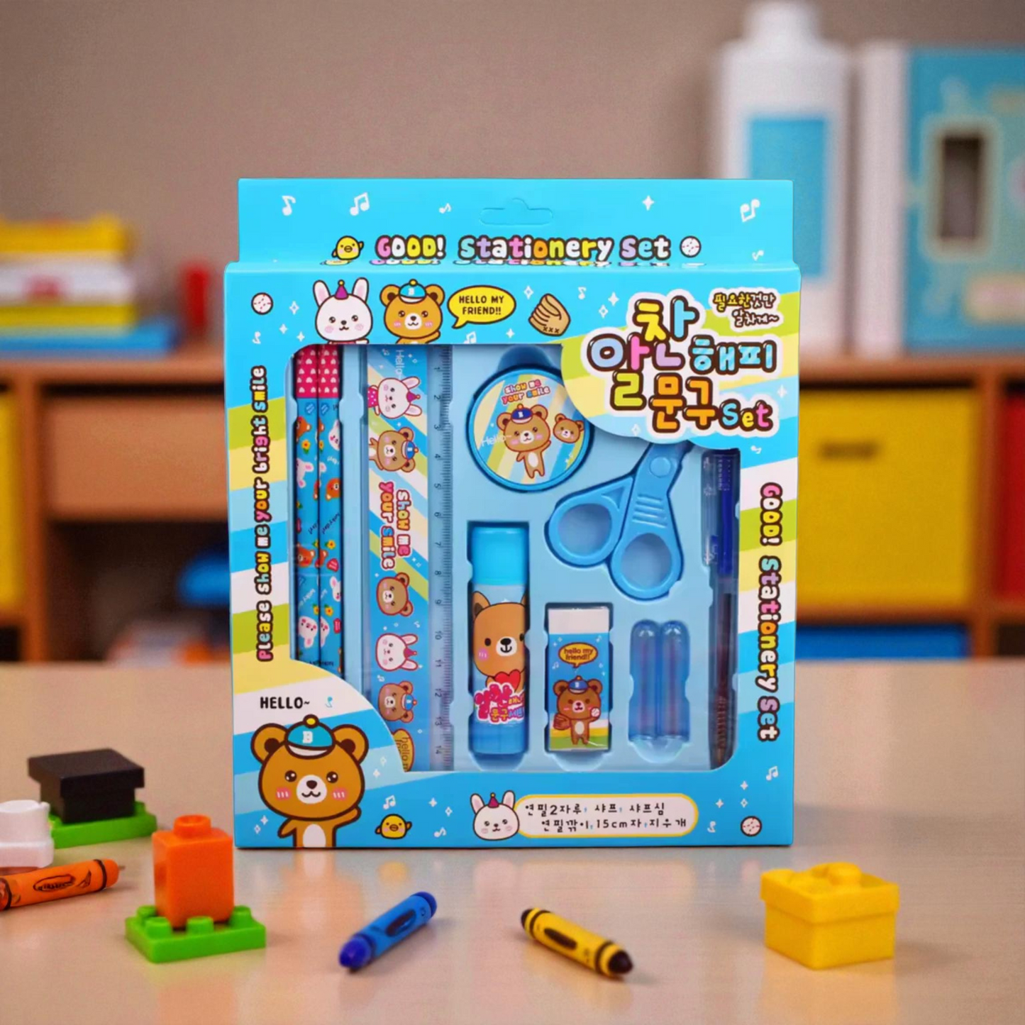 Sakuya Aesthetic Students Stationery Kit for Kids - Cute and Functional Stationary Items for School and Study - Unique Pens, Pencil, and More Included - Ideal for Girls and Boys