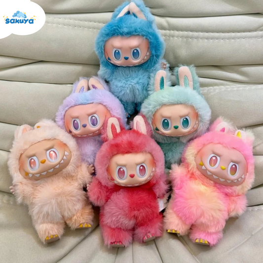 Labubu Collectible Figure Keychain | Designer Art Toy with Fluffy Plush Design | Adorable Fluffly Toy, and Premium Labubu Toy for Collectors and Gift Enthusiasts