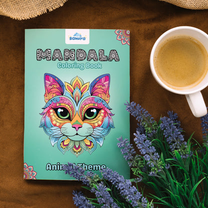 Animal Mandala Coloring Book for Kids – 50 Pages of Creative Fun for Ages 6-12 – Ideal Gift for Young Artists