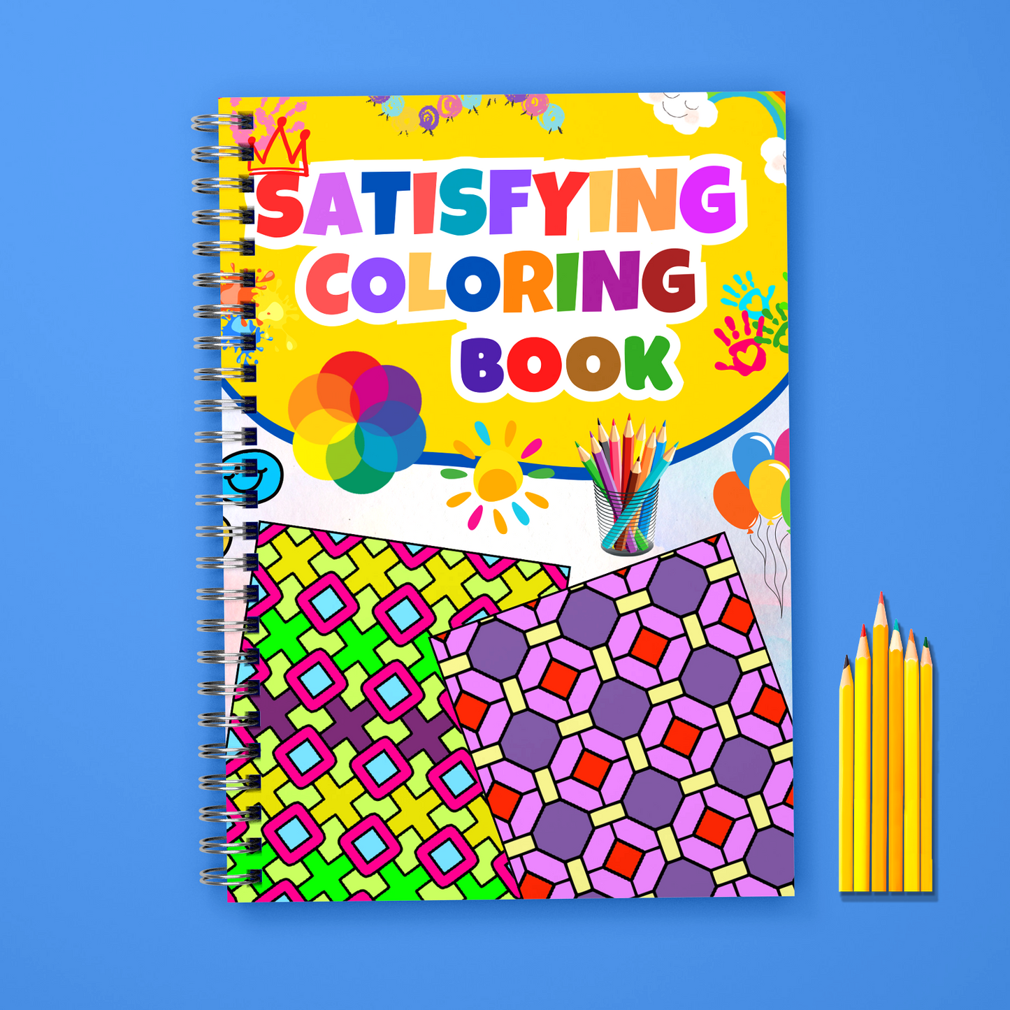 Satisfying Mandala Coloring Book for Kids – Unwind, Relieve Stress & Immerse Yourself in The Beauty of Art with Mesmerizing Patterns That Bring Joy and Relaxation to Your Mind