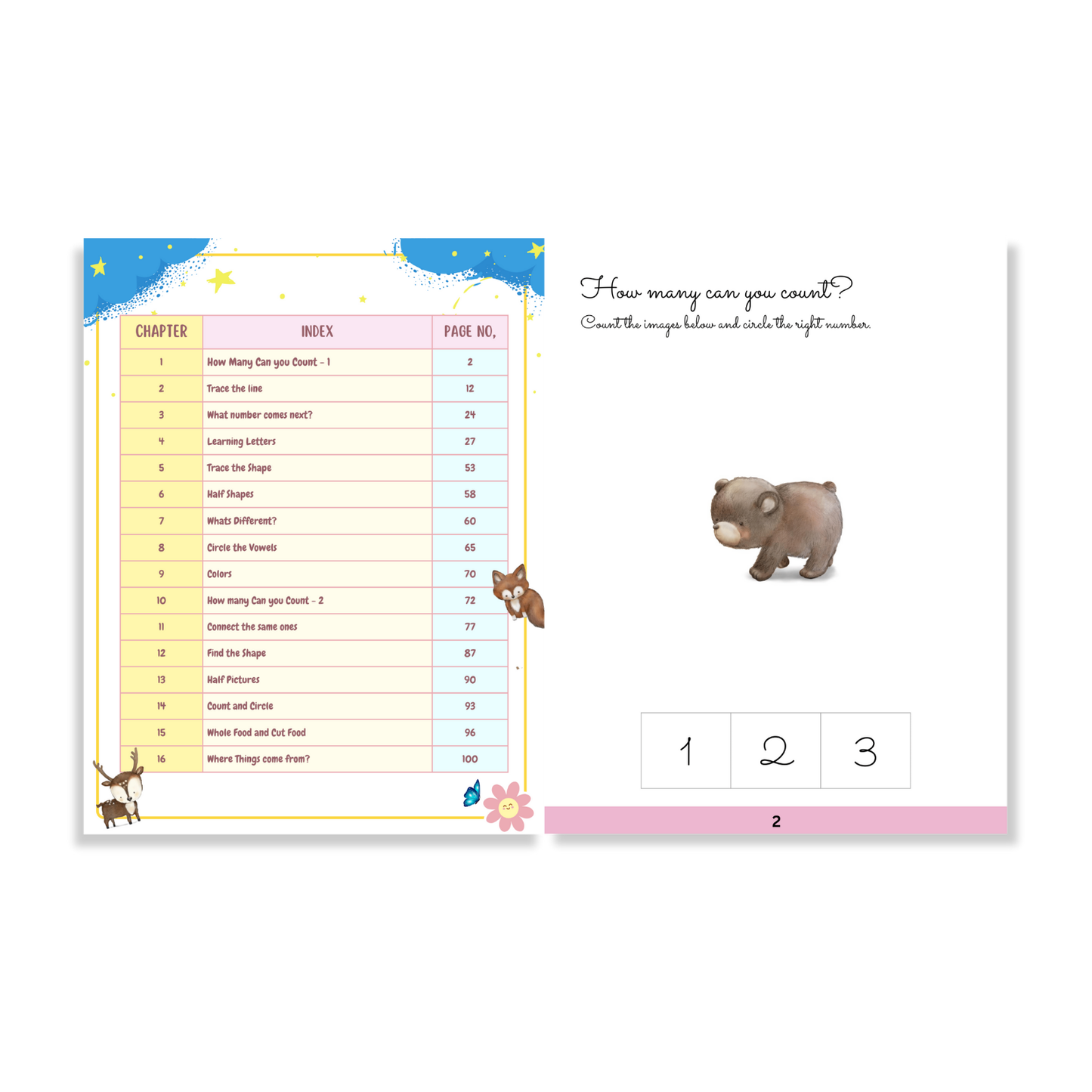 Alphabet Practice Book for Toddlers – Handwriting Improvement for Ages 1, 2, 3+ - Sakuya