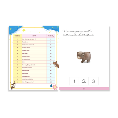 Alphabet Practice Book for Toddlers – Handwriting Improvement for Ages 1, 2, 3+ - Sakuya