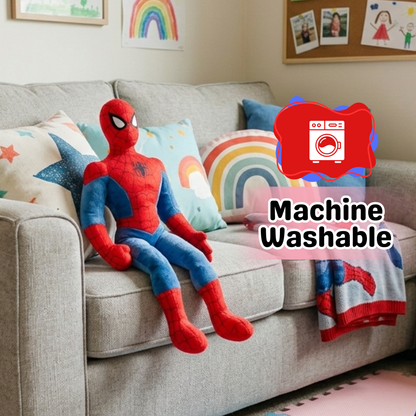 Web Hero  Plush Toy 50 cm – Large Superhero Soft Stuffed Doll for Kids, Extra Soft & Fluffy, Machine Washable, Hypoallergenic, Non-Toxic Gift for Boys & Girls, Bedtime Companion