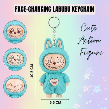 Sakuya Labubu Keychain Cute Cartoon Figure | Mini Collectible Pendant for Bags, Keys & Backpacks | Durable PVC Material | Fun Gift for Anime Lovers & Collectors
