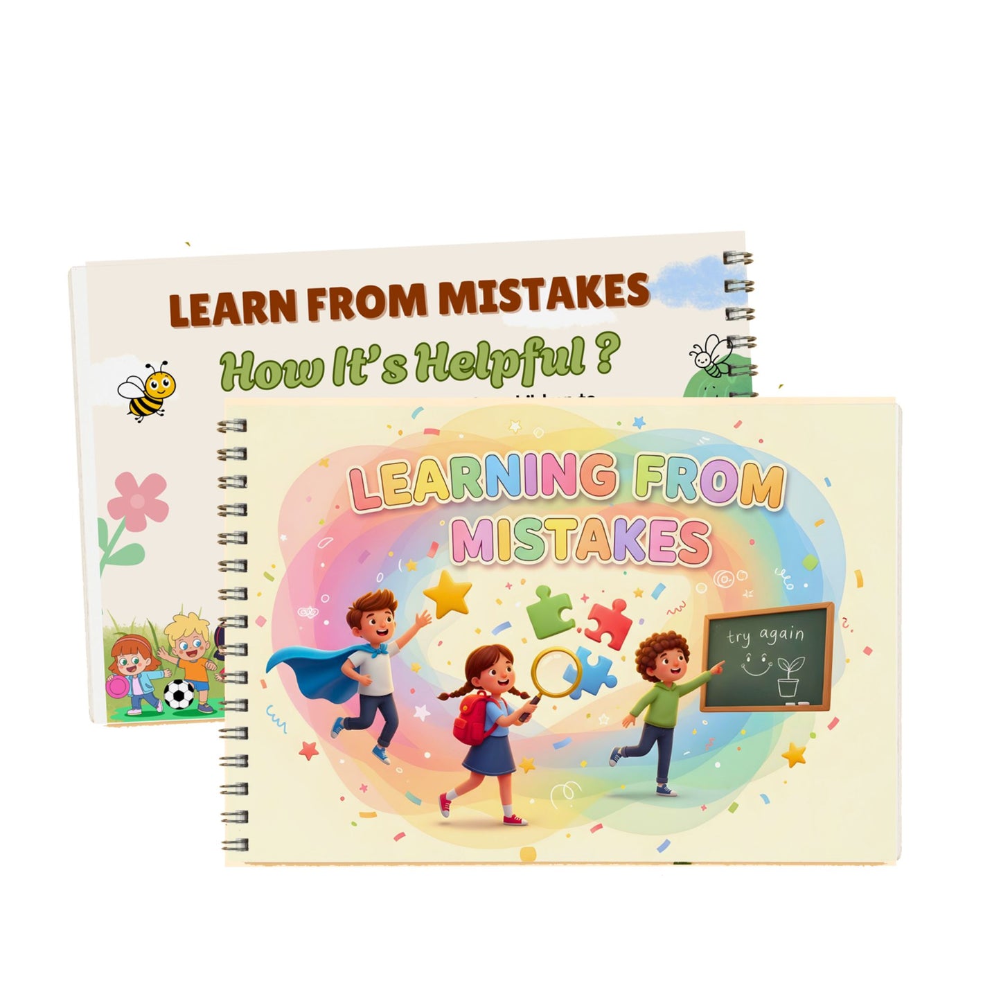 Repair Plan Kids Book | Learning from Mistakes SEL Activity Book for Kids | Mindfulness, Emotions, Good Habits, Self-Control & Social Skills Workbook for Ages 5+