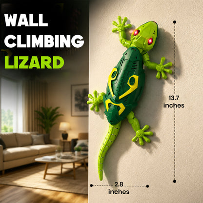 Sakuya Remote Control Toy Lizard for Kids | Rechargeable Wall Climbing RC Crawler with LED Lights | Fake Prank Animal Toy for 4+ Year Boys & Girls | Indoor Interactive Remote Play Gift
