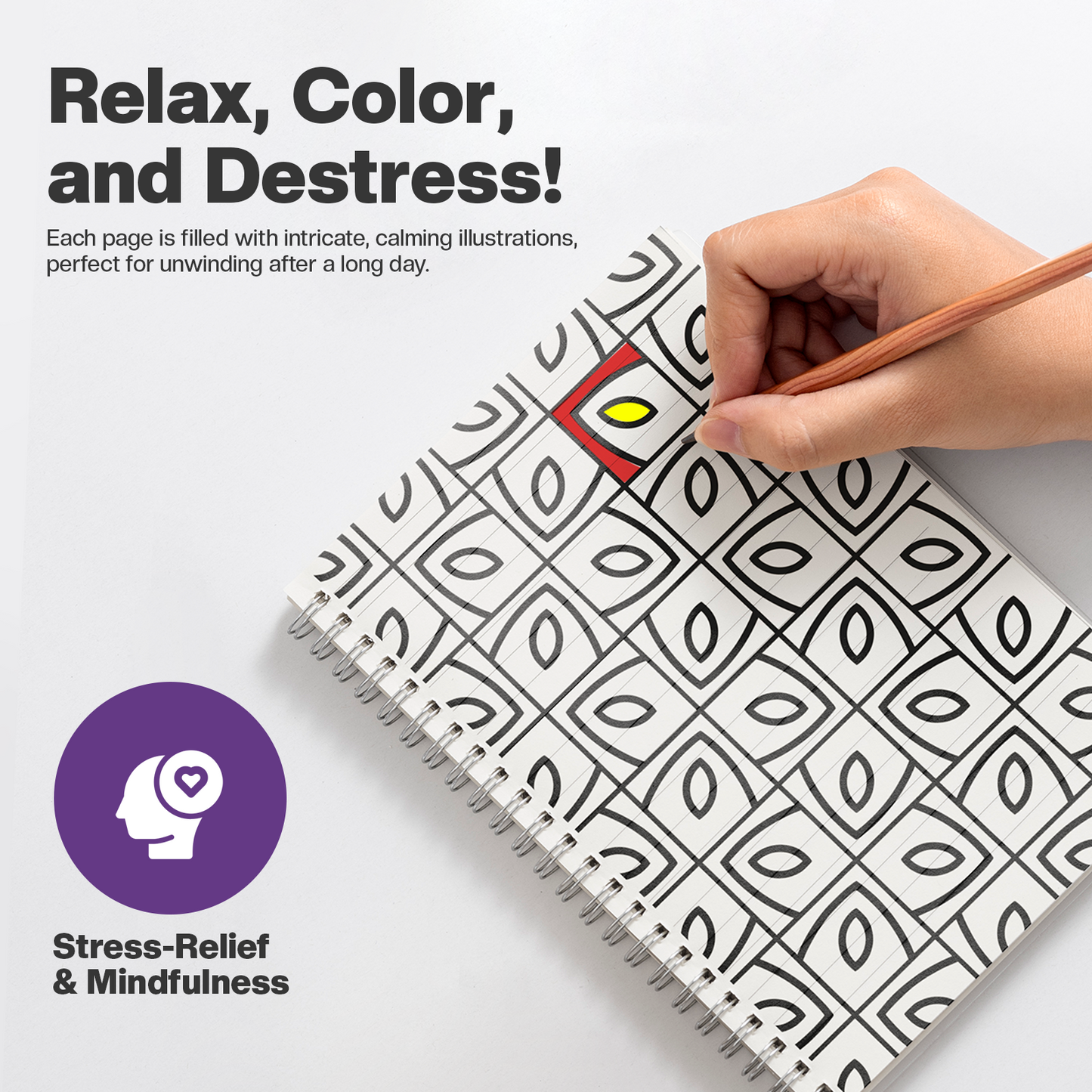 Satisfying Mandala Coloring Book for Kids – Unwind, Relieve Stress & Immerse Yourself in The Beauty of Art with Mesmerizing Patterns That Bring Joy and Relaxation to Your Mind