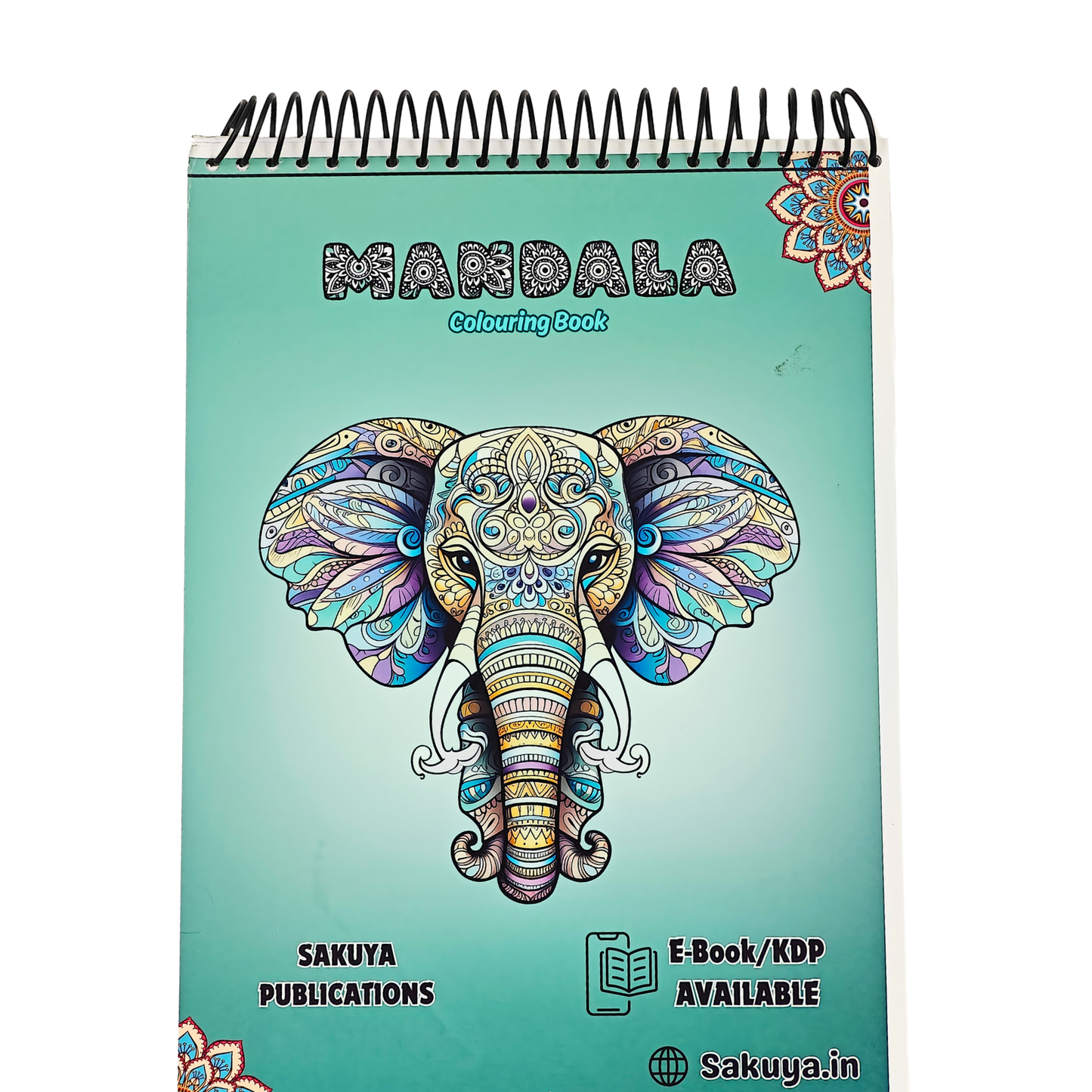 Animal Mandala Coloring Book for Kids – 50 Pages of Creative Fun for Ages 6-12 – Ideal Gift for Young Artists - Sakuya