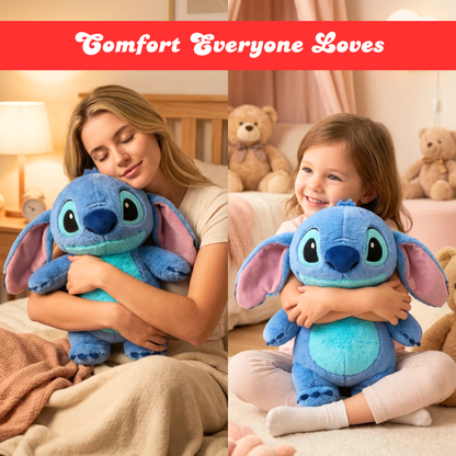Sakuya Cute Disney Stitch Plush Hot Water Bag with Soft Cover for Pain Relief, Period Cramp Comfort, Warm Water Therapy, Muscle Relaxation, Back Pain Support, Body Aches & Everyday Heat Comfort at Home