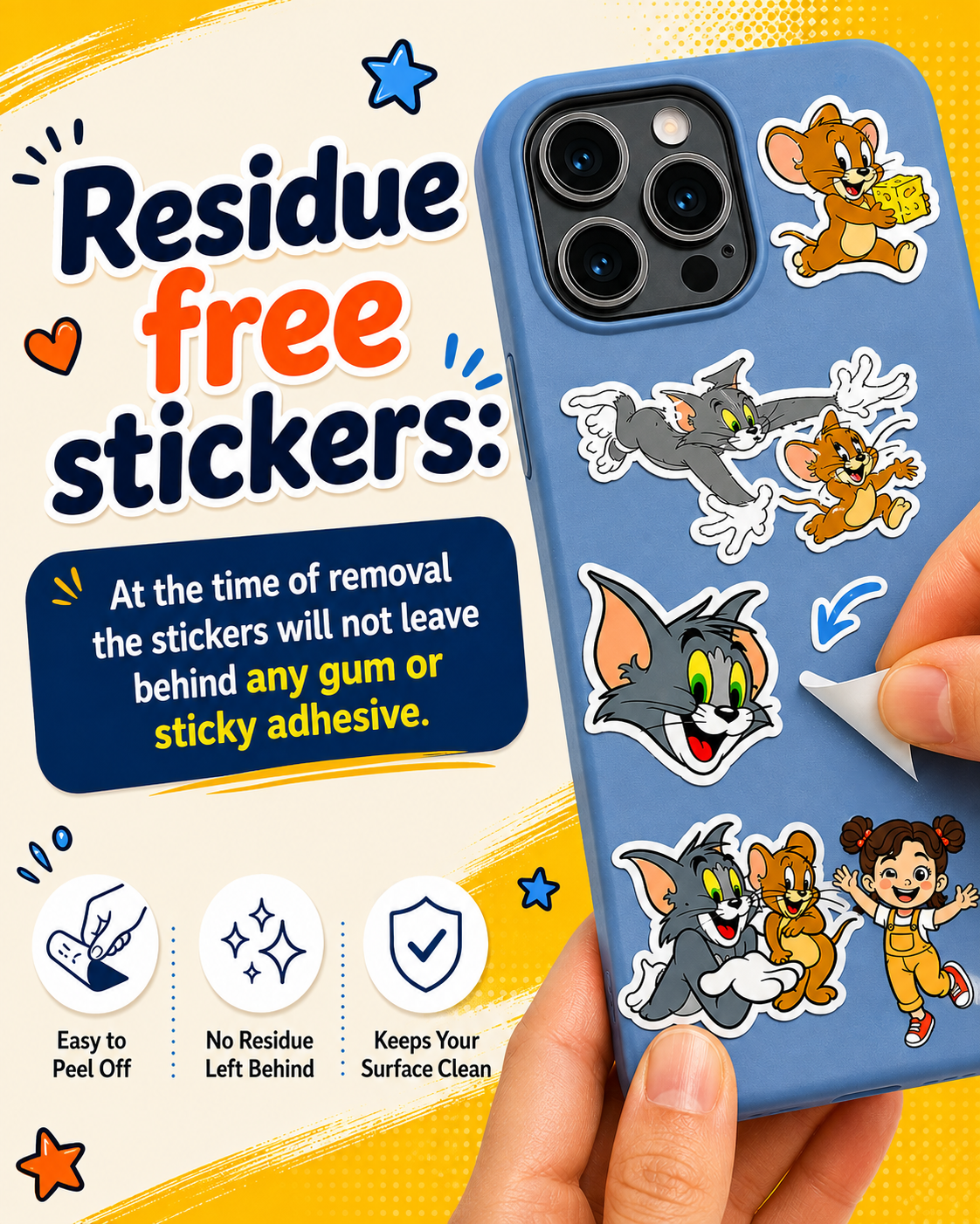 Sakuya Cute Cartoon Character Stickers for Kids | Aesthetic Sakuya Girl Sticker Pack for Journals, Water Bottles, Scrapbooks, Laptops & DIY Decoration | Kids Collectible Designs