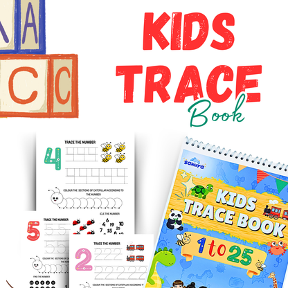 Number Tracing Book for Toddlers – Fun Learning for Ages 2+ – Ideal for Preschool and Kindergarten - Sakuya