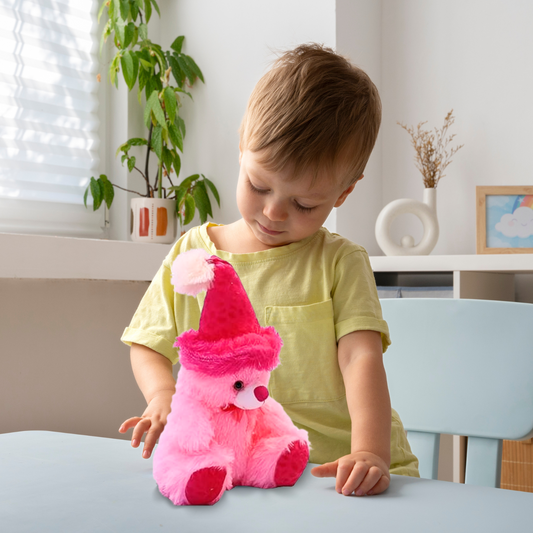 Sakuya Original Joker Teddy, Non-Toxic Super Soft Plush Stuff Toys for All Age Groups - 40 cm (Pink)