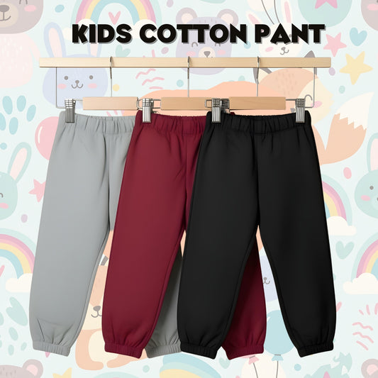 Sakuya Breathable Cotton Set of 3 Pant Set for Nightwear Sleepwear Casual Travel for Unisex Kids Boys Girls