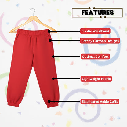 Sakuya Breathable Cotton Set of 3 Pant Set for Nightwear Sleepwear Casual Travel for Unisex Kids Boys Girls