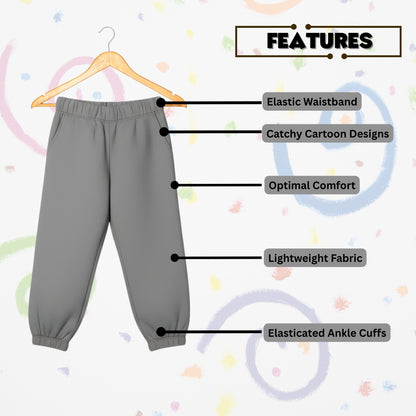 Sakuya Breathable Cotton Set of 3 Pant Set for Nightwear Sleepwear Casual Travel for Unisex Kids Boys Girls