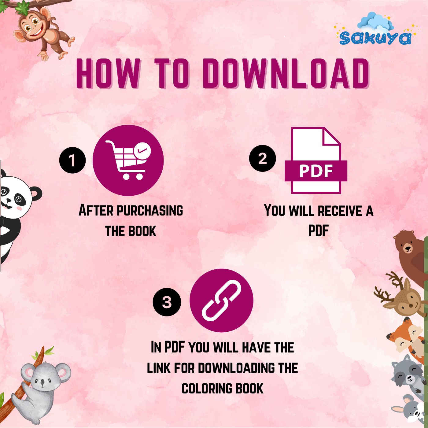 Sakuya Animal Flash Cards for Kids Learning | Preschool Educational Cards | Toddler Printable | Animal Name and Sound Recognition Game