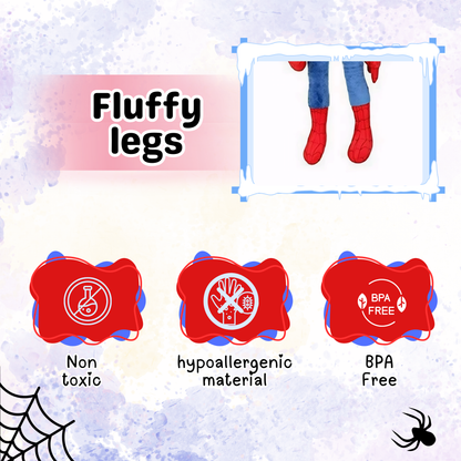 Web Hero  Plush Toy 50 cm – Large Superhero Soft Stuffed Doll for Kids, Extra Soft & Fluffy, Machine Washable, Hypoallergenic, Non-Toxic Gift for Boys & Girls, Bedtime Companion
