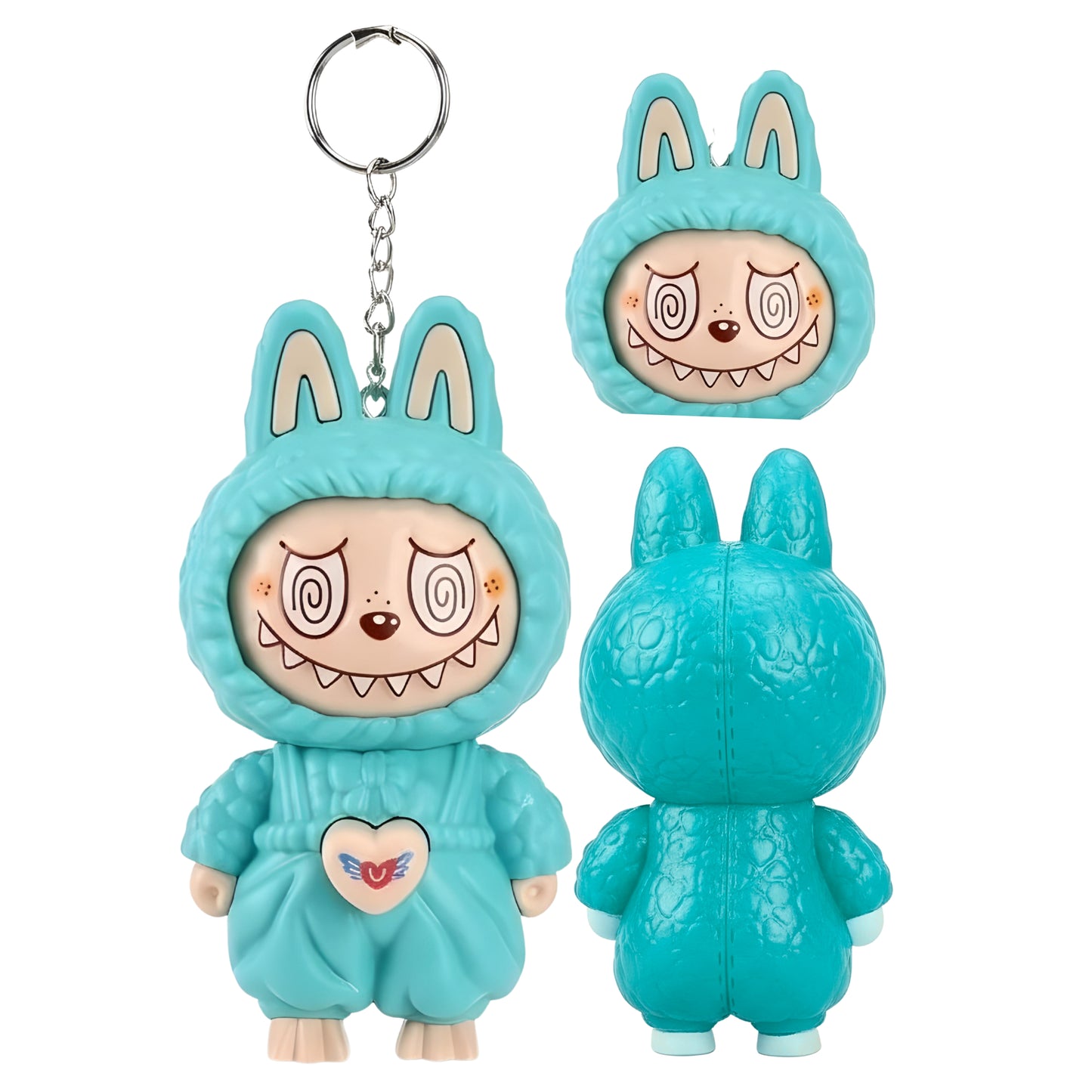 Sakuya Labubu Keychain Cute Cartoon Figure | Mini Collectible Pendant for Bags, Keys & Backpacks | Durable PVC Material | Fun Gift for Anime Lovers & Collectors