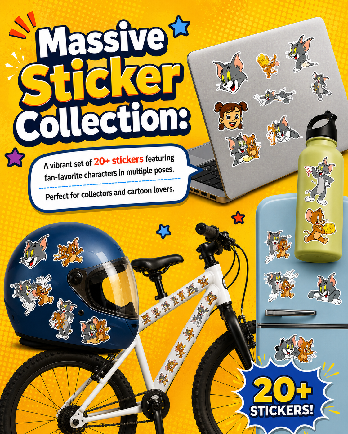 Sakuya Cute Cartoon Character Stickers for Kids | Aesthetic Sakuya Girl Sticker Pack for Journals, Water Bottles, Scrapbooks, Laptops & DIY Decoration | Kids Collectible Designs