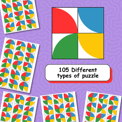 Sakuya Kids Activity Book to Develop Skill Activity Digital download | Thinking Learning Activities for kids Printable | Math geometric puzzle for children