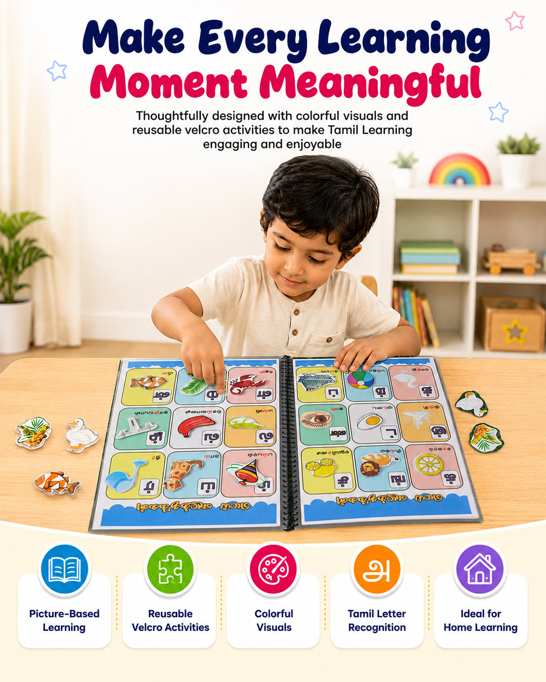 Sakuya Mazhalaiyum Tamilum | Tamil Learning Book for Kids | Ages 1–4