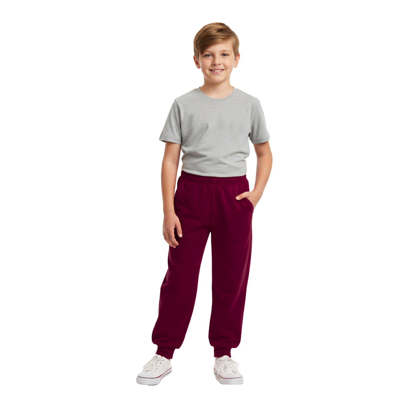 Sakuya Cotton Pants for Kids | Soft & Breathable Pajama Bottoms with Elastic Waistband (Pack of 1)