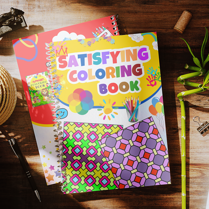 Satisfying Mandala Coloring Book for Kids – Unwind, Relieve Stress & Immerse Yourself in The Beauty of Art with Mesmerizing Patterns That Bring Joy and Relaxation to Your Mind