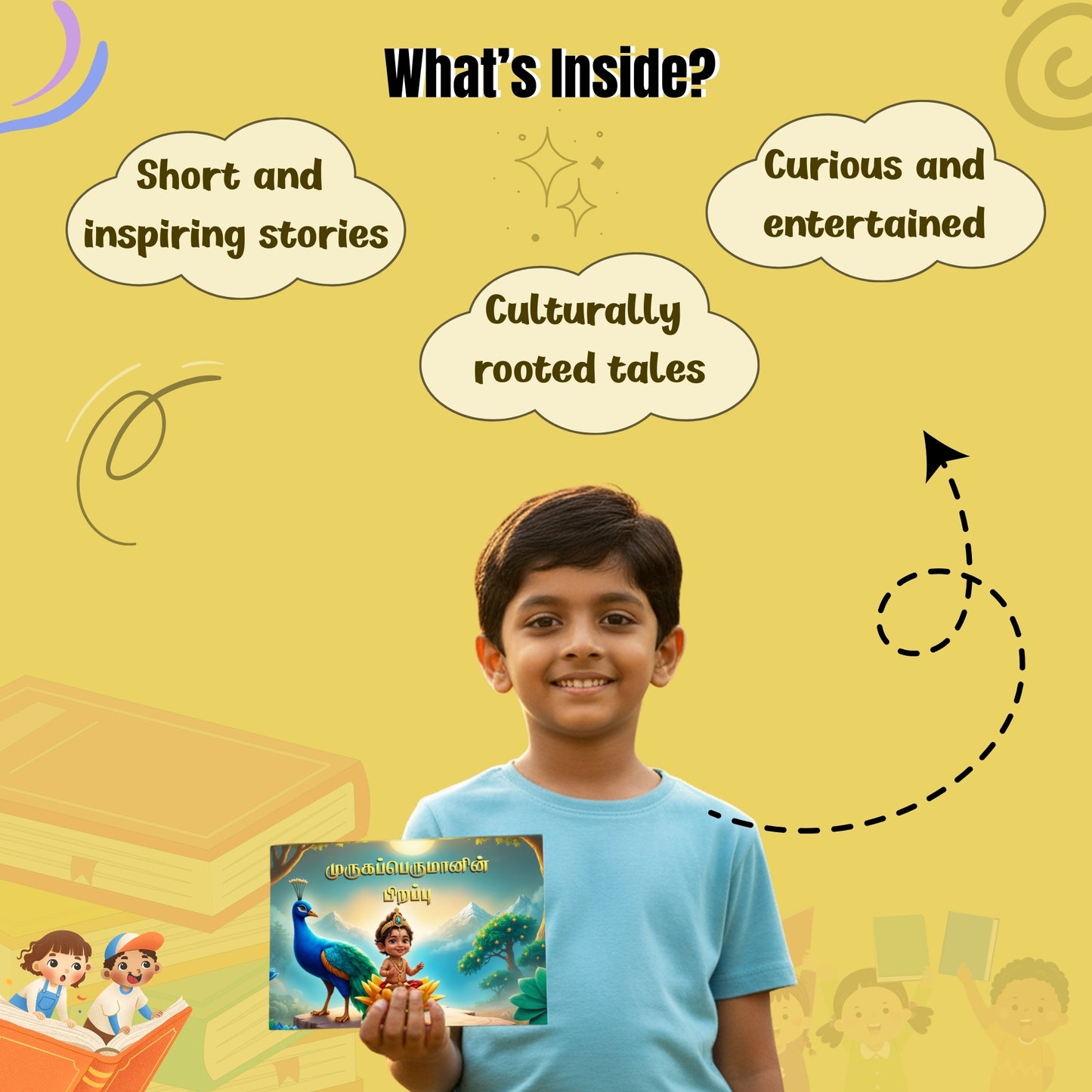Sakuya Murugar Story Book Tamil - The Birth Of Lord Murugan | Illustrated Mythological Story For Children | Engaging Spiritual Tales With Vibrant Artwork For Cultural Learning And Moral Values