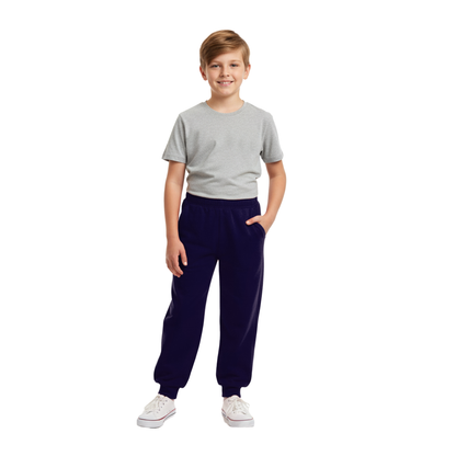 Sakuya Cotton Pants for Kids | Soft & Breathable Pajama Bottoms with Elastic Waistband (Pack of 1)