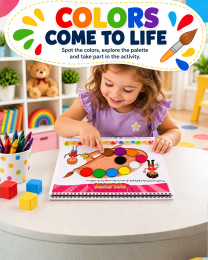 Sakuya 18-in-1 Activity Book for Preschoolers| All-in-1 Busy Book for Kids