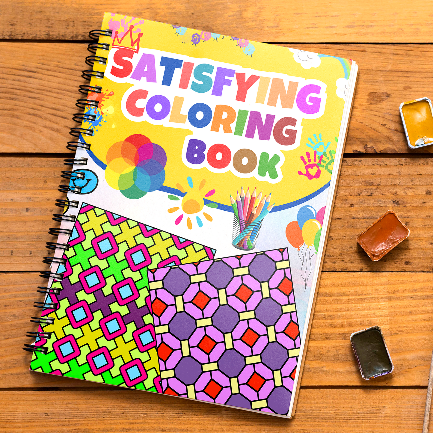 Satisfying Mandala Coloring Book for Kids – Unwind, Relieve Stress & Immerse Yourself in The Beauty of Art with Mesmerizing Patterns That Bring Joy and Relaxation to Your Mind