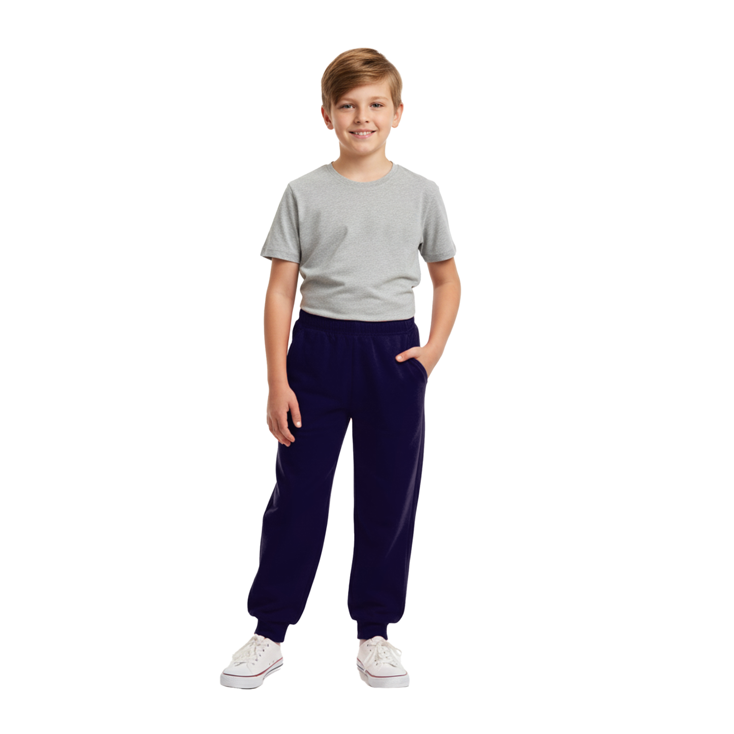 Sakuya Cotton Pants for Kids | Soft & Breathable Pajama Bottoms with Elastic Waistband (Pack of 1)
