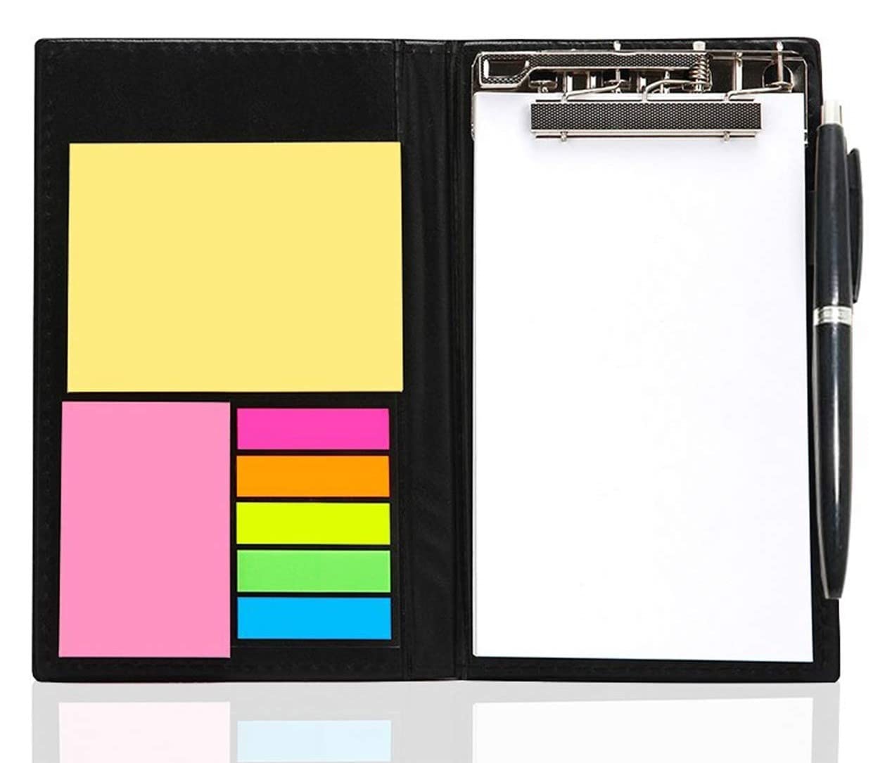 Sakuya Memo Pad with Sticky Notes & Clip Holder with Pen for Gifting|  Note Pad for School, Home, and Office Supplies - Sakuya