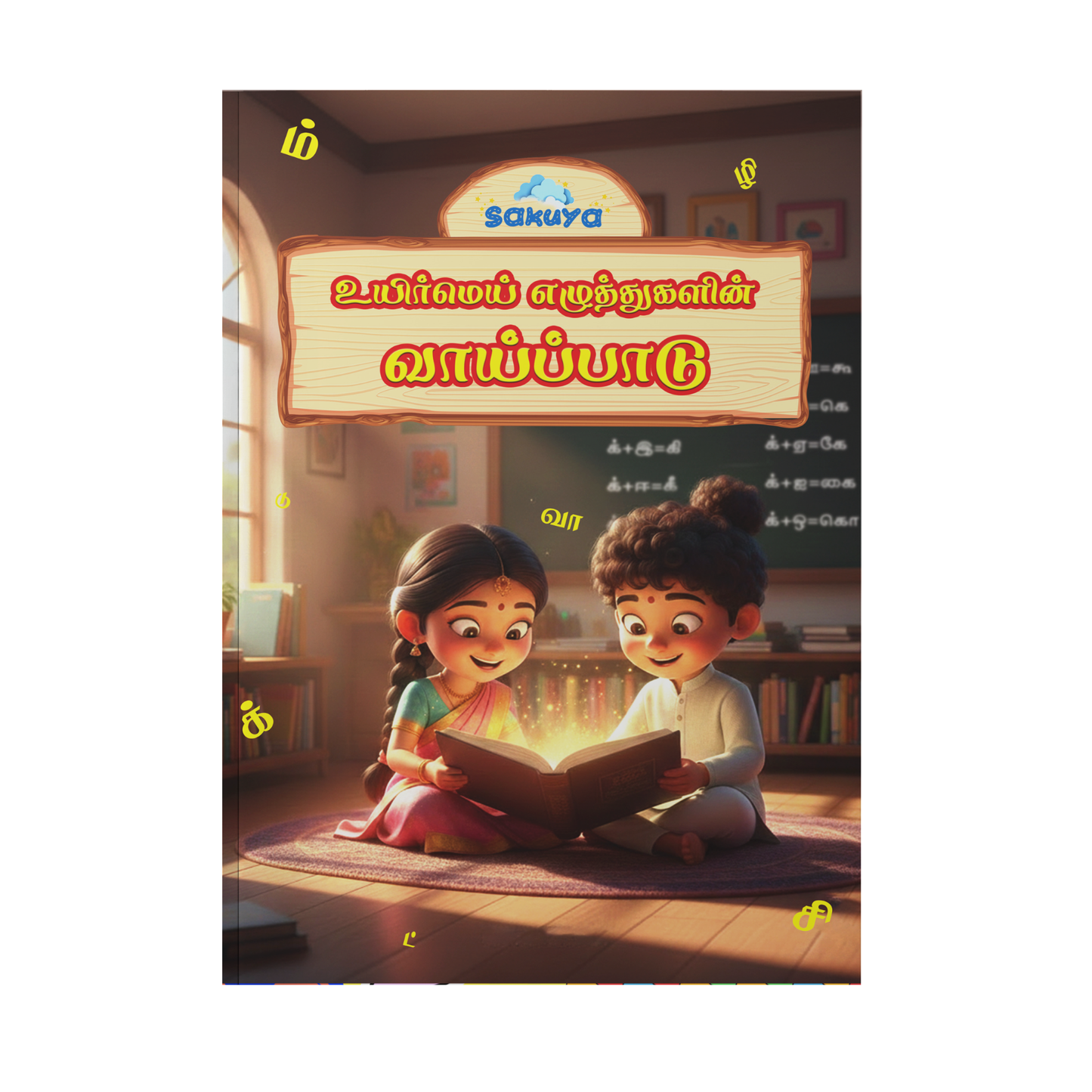 Sakuya Uyirmei Ezhuthukal | Tamil Alphabet Guide For Kids Education – Uyir-Mei Letter Combinations Practice Resource | Varisai Based Charts Supporting Early Language Development Workbook