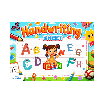 Sakuya Handwriting Practice Book for Kids | Preschool, Kindergarten, Early Learning Workbook | Improve Writing Skills, Fine Motor Development, Tracing Letters