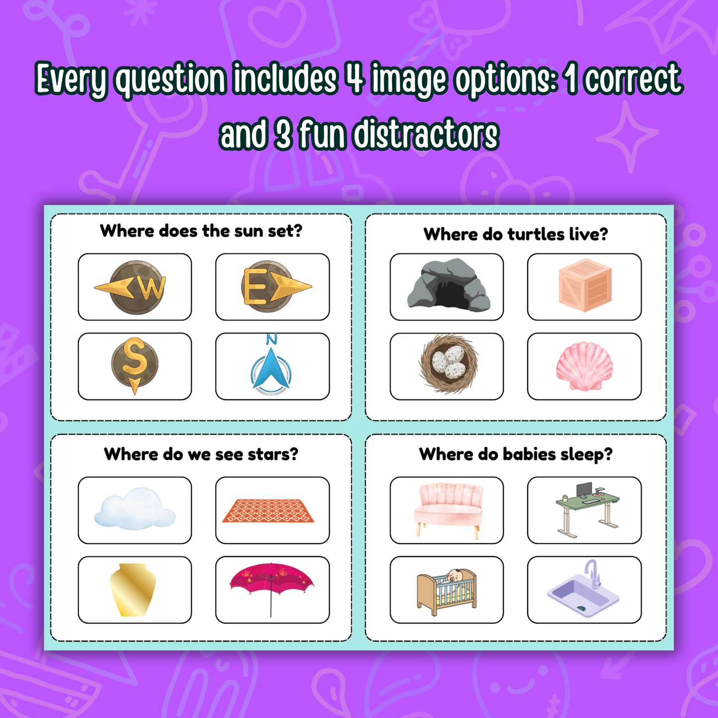 Sakuya Flash Card Learning Bundle – 100 Engaging Questions for Kids | Study, Practice & Skill Boost | kids study flash cards