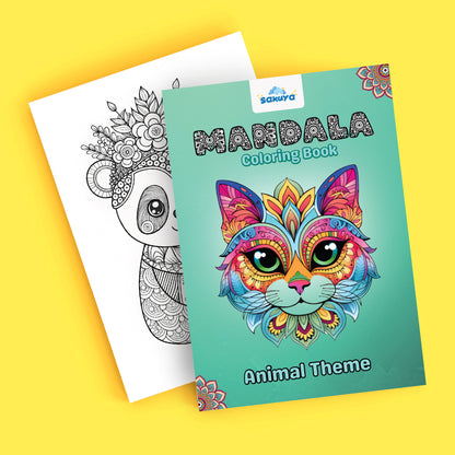 Animal Mandala Coloring Book for Kids – 50 Pages of Creative Fun for Ages 6-12 – Ideal Gift for Young Artists