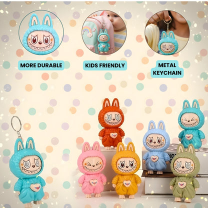 Sakuya Labubu Keychain Cute Cartoon Figure | Mini Collectible Pendant for Bags, Keys & Backpacks | Durable PVC Material | Fun Gift for Anime Lovers & Collectors