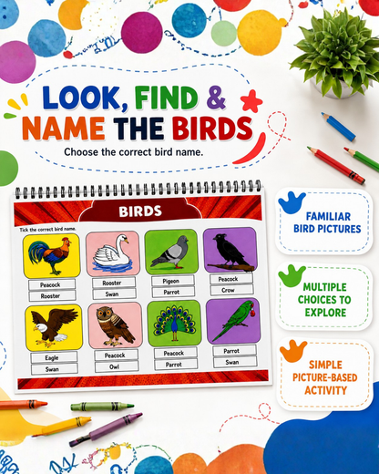 Sakuya 18-in-1 Activity Book for Preschoolers| All-in-1 Busy Book for Kids
