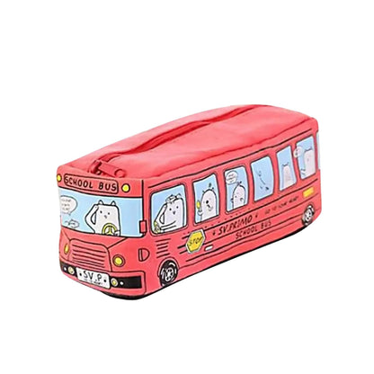 Sakuya Cartoon Animal Bus Pencil Pouch - Sakuya