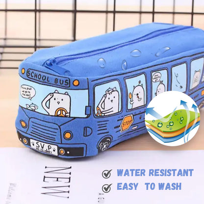 Sakuya Cartoon Animal Bus Pencil Pouch - Sakuya