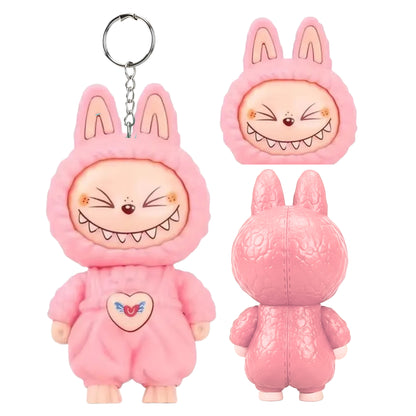 Sakuya Labubu Keychain Cute Cartoon Figure | Mini Collectible Pendant for Bags, Keys & Backpacks | Durable PVC Material | Fun Gift for Anime Lovers & Collectors